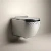 Platin Geometrik Kanalsız Asma Klozet