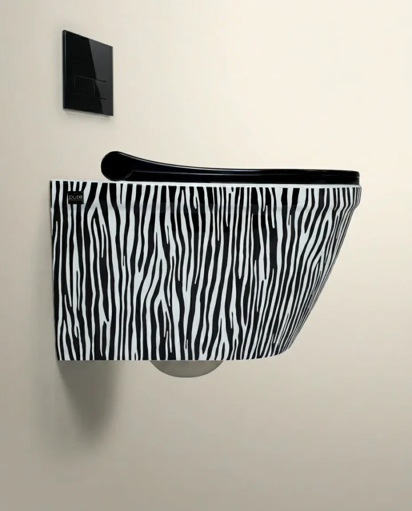 WC suspendu sans bride Zebra