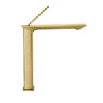 Elegant Fırçalanmış Altın Çanak Lavabo Bataryası