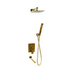 Concealed Shower System Gold