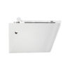 White Rimless Wall-Hung Toilet