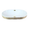 White Gold Semi-Concealed Basin