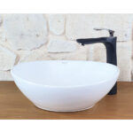 White Countertop Vessel Basin