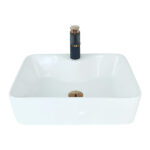 White Countertop Vessel Basin