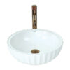 White Countertop Vessel Basin