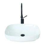 White Countertop Vessel Basin