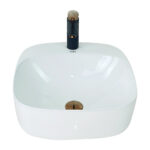 White Countertop Vessel Basin