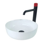 White Countertop Vessel Basin