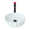 White Countertop Vessel Basin