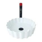 White Countertop Vessel Basin