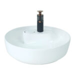 White Countertop Vessel Basin