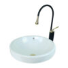 White Countertop Vessel Basin
