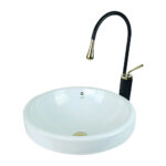 White Countertop Vessel Basin