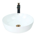 White Countertop Vessel Basin