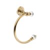 Calacatta White Gold Towel Ring