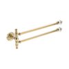 Calacatta White Gold Double Towel Bar