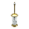 Calacatta White Gold Toilet Brush