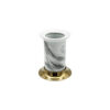 Calacatta White Gold Set Top Toothbrush Holder