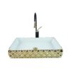 Crystal Gold Vessel Basin