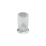 Crystal Chrome Set Top Toothbrush Holder