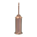 Crystal Rose Gold Toilet Brush