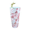 Ebru Pink Gold Monobloc Basin