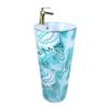 Ebru Green Gold Monobloc Basin