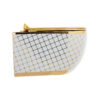 Geometrik White Gold Rimless Wall-Hung Toilet