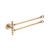 Geometrik Black Gold Double Havlu Bar
