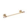 Geometrik Black Gold Towel Bar 40 cm