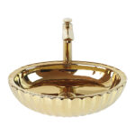 Gold Countertop Vessel Basin