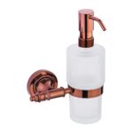 Istanbul Bronze Glass Wall-Mounted Liquid Soap Dispenser