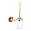 Istanbul Glass Toilet Brush Gold