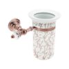 Marble Bronze Mounted Toothbrush Holder