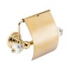 Marble Gold with Lid Paper Holder