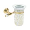 Marble Gold Mounted Toothbrush Holder