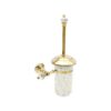 Marble Gold Mounted Toilet Brush Holder