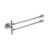 Marble Chrome Double Towel Bar 60 cm