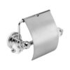 Marble Chrome with Lid Paper Holder