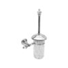 Marble Chrome Mounted Toilet Brush Holder