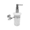 Marble Chrome Mounted Liquid Soap Dish