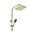 Metro Gold Waterfall Overhead Shower Set with Mixer