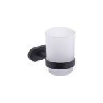 Paris Glass Toothbrush Holder Black