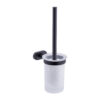 Paris Glass Toilet Brush Black