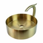 Stainless Steel Gold Vessel Basin