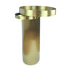Stainless Steel Gold Monobloc Basin