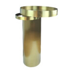 Stainless Steel Gold Monobloc Basin