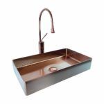 Stainless Steel Rose Gold Vessel Basin