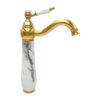 Sharp Calacatta Tall Basin Mixer