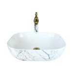Sharp Calacatta Vessel Basin